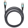 Кабель TypeC-Lightning, 1 м, 3 А, SMARTBUY, для быстрой зарядки и передачи данных, черный 18041, PDTRANSP-BLACK по низкой цене оптом 