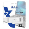 Флеш-диск 32GB NETAC U185, USB 2.0, белый, NT03U185N-032G-20WH по низкой цене оптом Краснодар, Москва, Уфа, Казань, Барнаул, Владивосток, Хабаровск, Сахалин, Красноярск, Екатеренбург, 