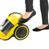 Пылесос KARCHER (КЕРХЕР) VC3 с контейнером "циклон", потребляемая мощность 700 Вт, желтый, 1.198-125.0 по низкой цене оптом 