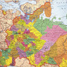 Карта России политико-административная 101х70 см, 1:8,5М, интерактивная, в тубусе, BRAUBERG, 112396 по низкой цене оптом 