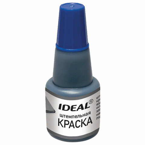 Краска штемпельная TRODAT IDEAL синяя 24 мл, на водной основе, 7711с, 153079 по низкой цене оптом 