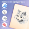 Скетчбук, слоновая кость 140г/м 130х210мм, 80л, софт-тач, резинка, BRAUBERG ART_CL, 2, 116468 по низкой цене оптом 