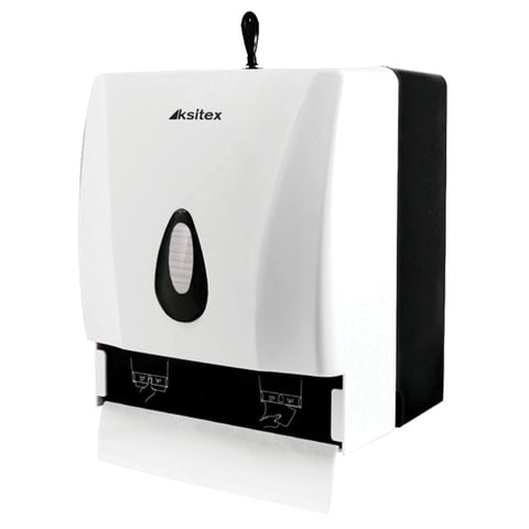 Диспенсер для полотенец KSITEX (Система H3/Н1), ZZ (V) и в рулонах, белый, ТН-8218A по низкой цене оптом Краснодар, Москва, Уфа, Казань, Барнаул, Владивосток, Хабаровск, Сахалин, Красноярск, Екатеренбург, 