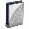 Лоток вертикальный для бумаг BRAUBERG "Standard+", 250х90х300 мм, тонированный серый, 237226 по низкой цене оптом 