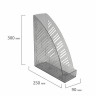 Лоток вертикальный для бумаг BRAUBERG "Standard+", 250х90х300 мм, тонированный серый, 237226 по низкой цене оптом 