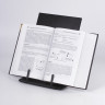 Подставка для книг, учебников BRAUBERG, большая, регулируемый наклон, металл/пластик, черная, 237447 по низкой цене оптом 