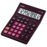 Калькулятор настольный CASIO GR-12С-WR (210х155 мм), 12 разрядов, двойное питание, БОРДОВЫЙ, GR-12C-WR-W-EP по низкой цене оптом 