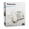 Телефон PANASONIC KX-TS2356RUW, белый, память 50 номеров, АОН, ЖК дисплей с часами, тональный/импульсный режим по низкой цене оптом 