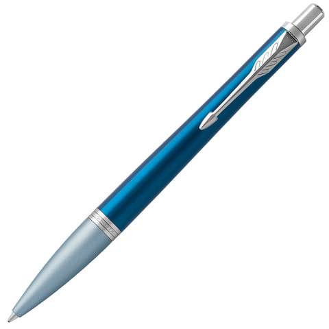 Ручка шариковая PARKER "Urban Premium Dark Blue CT", корпус темно-синий, хромированные детали, синяя, 1931565 по низкой цене оптом 