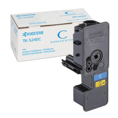 Тонер-картридж KYOCERA (TK-5240C) P5026cdn/w/M5526cdn/w, ресурс 3000 стр., цвет голубой, оригинальный, 1T02R7CNL0 по низкой цене оптом 