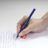 Ручка стираемая гелевая STAFF ERASE, СИНЯЯ, + 5 сменных стержней, узел 0,5 мм, линия письма 0,35 мм, 143657 по низкой цене оптом 