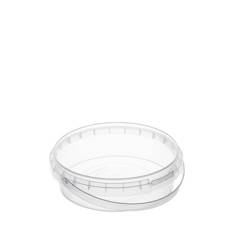 Банка с крышкой 285мл пластиковая под пресервы с контрольным замком, диаметр 122мм ВЗЛП, ШК6145, 1213КП по низкой цене оптом Банка с крышкой 285мл пластиковая под пресервы с контрольным замком, диаметр 122мм ВЗЛП, ШК6145, 1213КП по низкой цене оптом