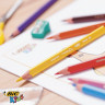 Карандаши цветные утолщенные BIC "Kids Evolution Triangle", 12 цветов, пластиковые, трехгранные, картонная упаковка, 8297356 по низкой цене оптом Краснодар, Москва, Уфа, Казань, Барнаул, Владивосток, Хабаровск, Сахалин, Красноярск, Екатеренбург, 