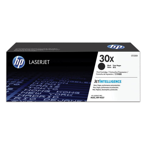 Картридж лазерный HP (CF230X) LaserJetPro M227fdw/M227sdn/M203dn/M203dw №30X, увеличенный ресурс, 3500 стр, оригинальный по низкой цене оптом 