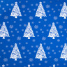 Бумага упаковочная подарочная С ЭФФЕКТАМИ BIG SIZE новогодняя "Blue Winter", 0,7х10 м, ЗОЛОТАЯ СКАЗКА, 591949 по низкой цене оптом 