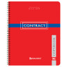 Тетрадь А5, 96 л., BRAUBERG, гребень, клетка, обложка картон, "CONTRACT", 400527 по низкой цене оптом 
