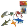 Набор фигурок "В мире животных", "Морские животные", 6 шт., 10 см, 1TOY, Т50514 по низкой цене оптом Краснодар, Москва, Уфа, Казань, Барнаул, Владивосток, Хабаровск, Сахалин, Красноярск, Екатеренбург, 