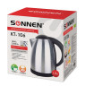 Чайник SONNEN KT-106, 1,8 л, 2200 Вт, закрытый нагревательный элемент, нержавеющая сталь, 451707 по низкой цене оптом 