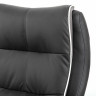 Кресло офисное BRABIX PREMIUM "Strong HD-009", НАГРУЗКА до 200 кг, экокожа черная, ткань серая, 531945 по низкой цене оптом 