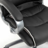 Кресло офисное BRABIX PREMIUM "Strong HD-009", НАГРУЗКА до 200 кг, экокожа черная, ткань серая, 531945 по низкой цене оптом 
