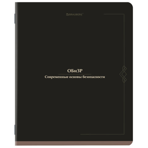 Тетрадь предметная VINTAGE 48л, SoftTouch, ОБиЗР, клетка, подсказ, BRAUBERG, 405160 по низкой цене оптом 