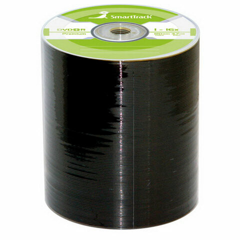 Диски DVD+R (плюс) SMARTTRACK, 4,7 Гб 16x Bulk (термоусадка без шпиля), КОМПЛЕКТ 100, ST000223 по низкой цене оптом Краснодар, Москва, Уфа, Казань, Барнаул, Владивосток, Хабаровск, Сахалин, Красноярск, Екатеренбург, 