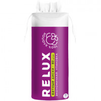 Ватные диски 80 шт., RELUX, двусторонние, ш/к 82671, 66817