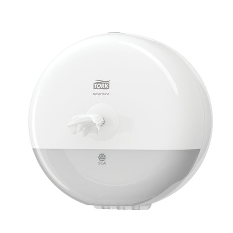 Диспенсер для туалетной бумаги TORK (Система T9) SmartOne, mini, белый, 681000 по низкой цене оптом Краснодар, Москва, Уфа, Казань, Барнаул, Владивосток, Хабаровск, Сахалин, Красноярск, Екатеренбург, 