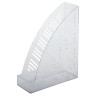 Лоток вертикальный для бумаг BRAUBERG "Standard+", 250х90х300 мм, прозрачный, 237227 по низкой цене оптом 