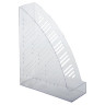 Лоток вертикальный для бумаг BRAUBERG "Standard+", 250х90х300 мм, прозрачный, 237227 по низкой цене оптом 