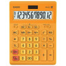 Калькулятор настольный CASIO GR-12С-RG (210х155 мм), 12 разрядов, двойное питание, ОРАНЖЕВЫЙ, GR-12C-RG-W-EP по низкой цене оптом 