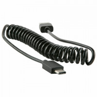 Кабель USB2.0 - Type-C, Red Line Spiral, черный, УТ000015710