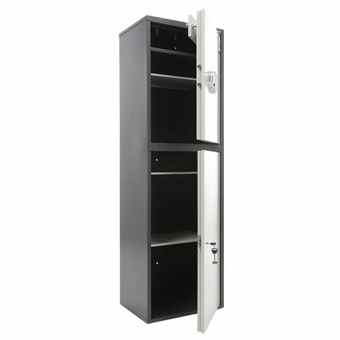 Шкаф металлический для документов AIKO "SL-150/2ТEL" ГРАФИТ, 1490х460х340 мм, 36 кг, S10799152902 по низкой цене оптом 