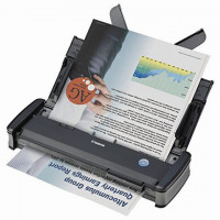 Сканер потоковый портативный CANON imageFORMULA P-215II (9705B003) А4, 15 стр./мин, 600x600, ДАПД