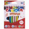 Фломастеры CARIOCA (Италия) "Doodles", 24 цвета, суперсмываемые, 42315 по низкой цене оптом 