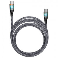 Кабель TypeC-TypeC, 1 м, 3 А, SMARTBUY, для быстрой зарядки и передачи данных, черный 18140, FCTRANSP-BLACK