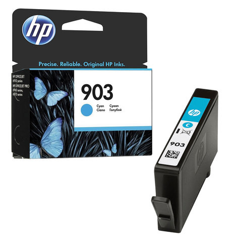 Картридж струйный HP (T6L87AE) OfficeJet 6950/6960/6970, №903, голубой, ресурс 315 стр., оригинальный по низкой цене оптом 