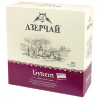 Чай АЗЕРЧАЙ "Premium collection" чёрный, 100 пакетиков с ярлычками по 1,8 г, 415234