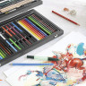 Набор художественный FABER-CASTELL "Art & Graphic Compendium", 54 предмета, деревянный ящик, 110088 по низкой цене оптом 