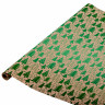 Бумага упаковочная подарочная крафт С ЭФФЕКТАМИ BIG SIZE новогодняя "Green Trees", 0,7х5 м, ЗОЛОТАЯ СКАЗКА, 591950 по низкой цене оптом 