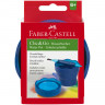 Стакан для воды FABER-CASTELL "Clic&Go", складной, пластиковый, синий, 181510 по низкой цене оптом 
