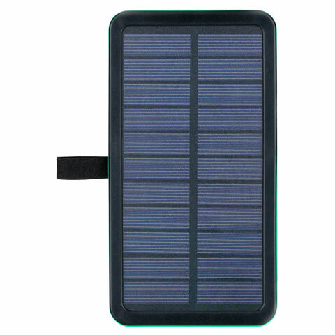 Аккумулятор внешний POWER BANK 10000mAh CACTUS CS-PBFSPT-10000, 2 USB, солнечная бата, 1205749 по низкой цене оптом 