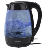 Чайник SONNEN KT-200BK, 1,7 л, 2200 Вт, закрытый нагревательный элемент, стекло, подсветка, черный, 451709 по низкой цене оптом Краснодар, Москва, Уфа, Казань, Барнаул, Владивосток, Хабаровск, Сахалин, Красноярск, Екатеренбург, 