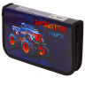 Пенал ПИФАГОР, 1 отделение, ламинированный картон, 19х11 см, "MONSTER TRUCK", 229147 по низкой цене оптом 