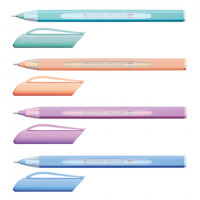 Ручка шариковая масляная BRAUBERG Extra Glide Soft Pastel, СИНЯЯ, 0,7мм, линия 0,35мм, 144073