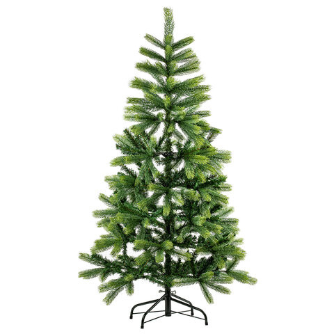 Ель новогодняя искусственная "Christmas Beauty" 150 см, литой ПЭТ+ПВХ, зеленая, ЗОЛОТАЯ СКАЗКА, 591312 по низкой цене оптом 
