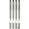 Набор капиллярных ручек (линеров) FABER-CASTELL 4 шт., "Ecco Pigment", ЧЕРНЫЕ, линия 0,1/0,3/0,5/0,7 мм, 166004 по низкой цене оптом 