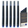 Картриджи чернильные PARKER "Cartridge Quink", КОМПЛЕКТ 5 шт., синие, 1950384 по низкой цене оптом Краснодар, Москва, Уфа, Казань, Барнаул, Владивосток, Хабаровск, Сахалин, Красноярск, Екатеренбург, 