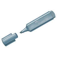 Текстовыделитель Faber-Castell "TL 46 Metallic" мерцающий синий, 1-5мм