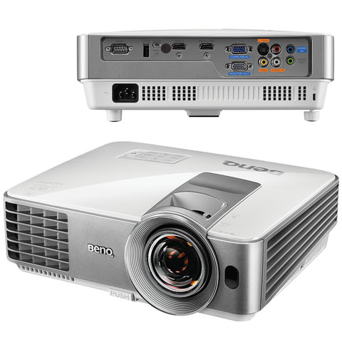Проектор BENQ MW632ST, DLP, 1280x800, 16:10, 3200 лм, 13000:1, короткофокусный, 2,6 кг, 9HJE27713E по низкой цене оптом 